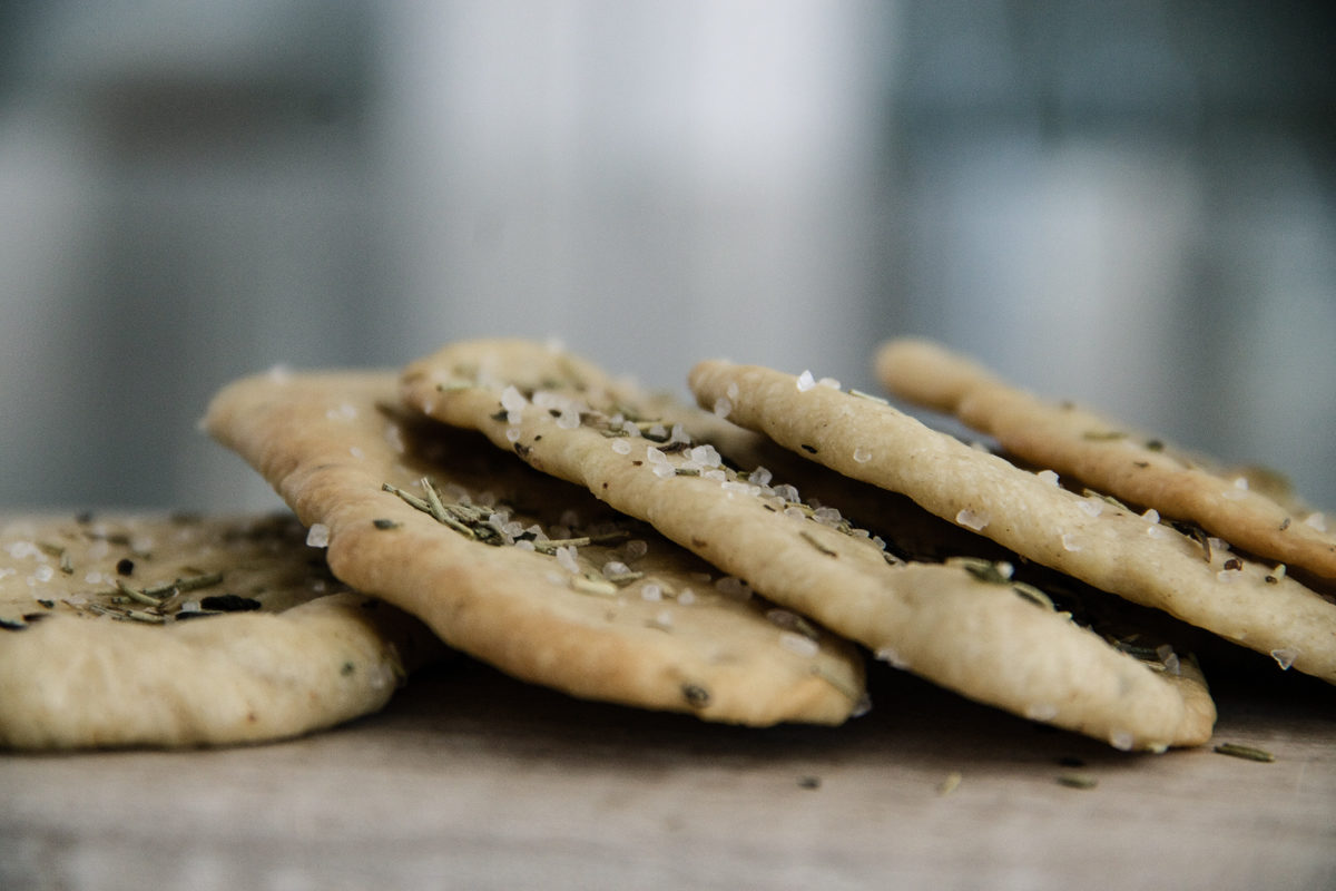 Sandra Choremi_Olive oil and herb crackers 